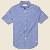 Hadley Shirt - Blue - Penfield - STAG Provisions - Tops - S/S Woven - Solid