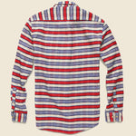 Jersey Plaid Flannel - Red/White - Portuguese Flannel - STAG Provisions - Tops - L/S Woven - Plaid