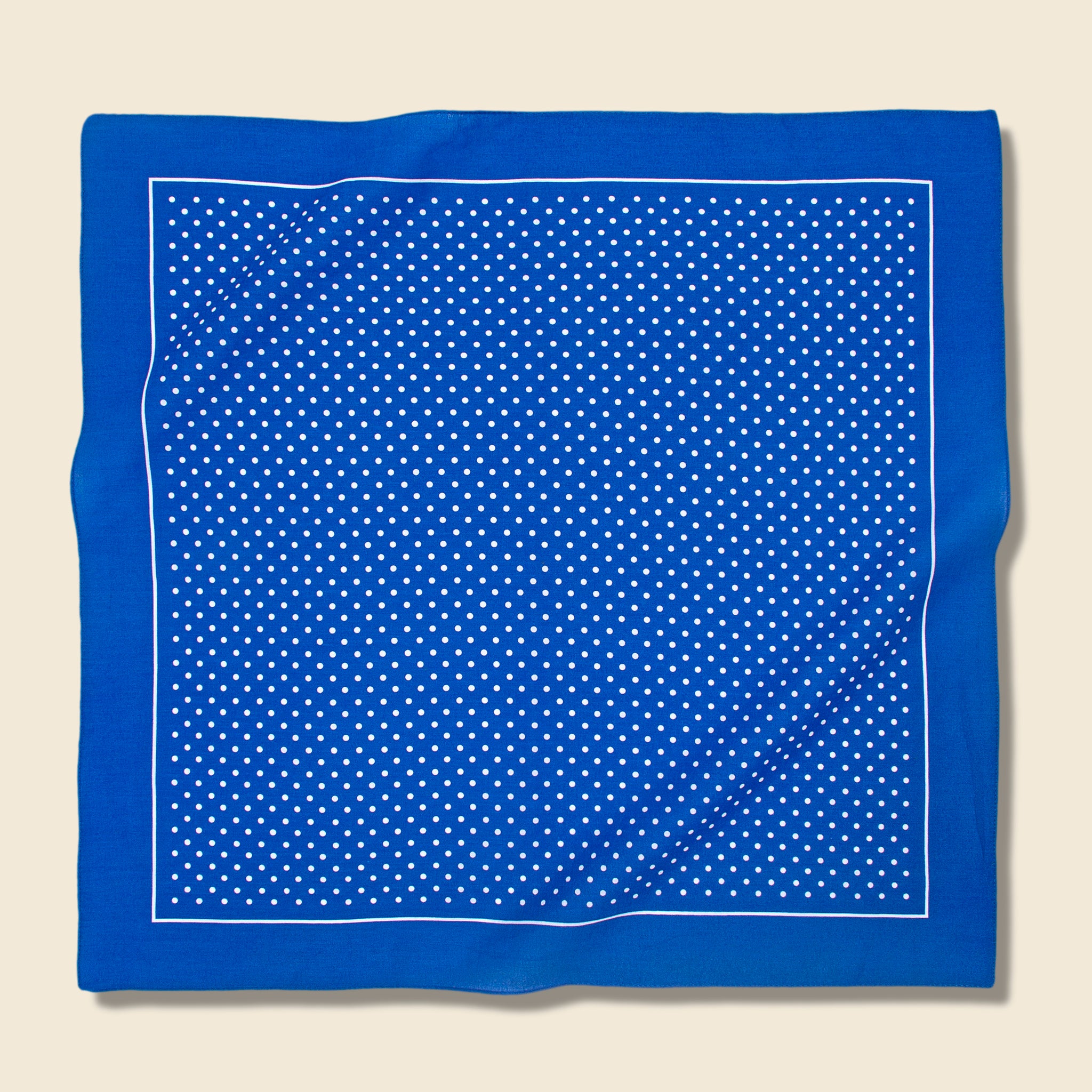 Bandana - Royal Blue/White - Vintage - STAG Provisions - Accessories - Bandanas