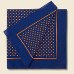 Bandana - Navy Small Gold Dot - Vintage - STAG Provisions - Accessories - Bandanas