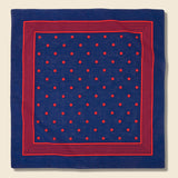 Bandana - Navy Large Red Dot - Vintage - STAG Provisions - Accessories - Bandanas