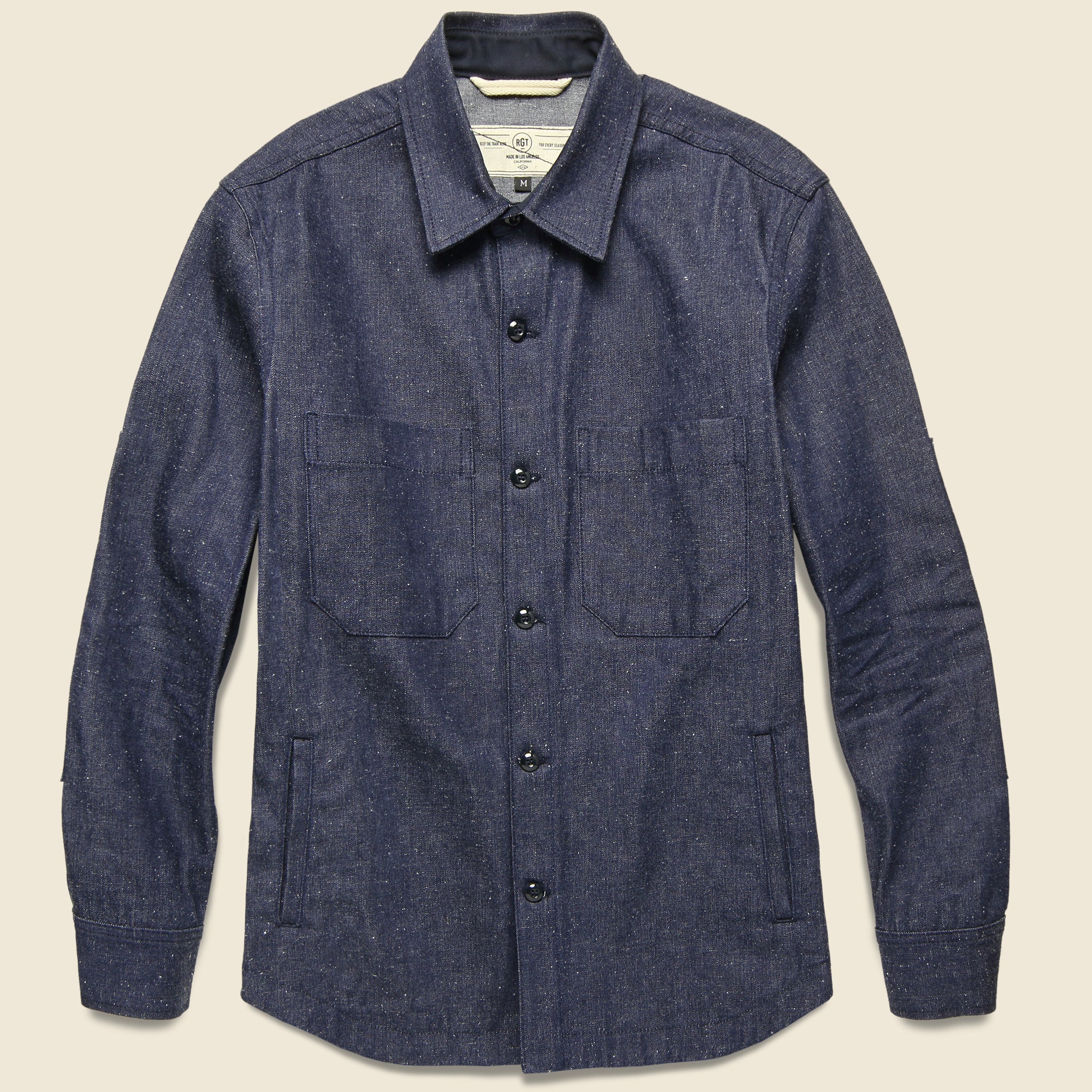 Neppy Denim Patrol Work Shirt - Navy - Rogue Territory - STAG Provisions - Outerwear - Shirt Jacket
