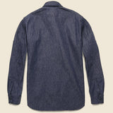 Neppy Denim Patrol Work Shirt - Navy - Rogue Territory - STAG Provisions - Outerwear - Shirt Jacket