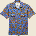 Infantry Shirt - Blue Floral - Rogue Territory - STAG Provisions - Tops - S/S Woven - Floral