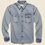 Washed Out ISC Work Shirt - Indigo - Rogue Territory - STAG Provisions - Tops - L/S Woven - Overshirt