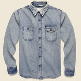 Washed Out ISC Work Shirt - Indigo - Rogue Territory - STAG Provisions - Tops - L/S Woven - Overshirt
