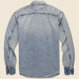 Washed Out ISC Work Shirt - Indigo - Rogue Territory - STAG Provisions - Tops - L/S Woven - Overshirt