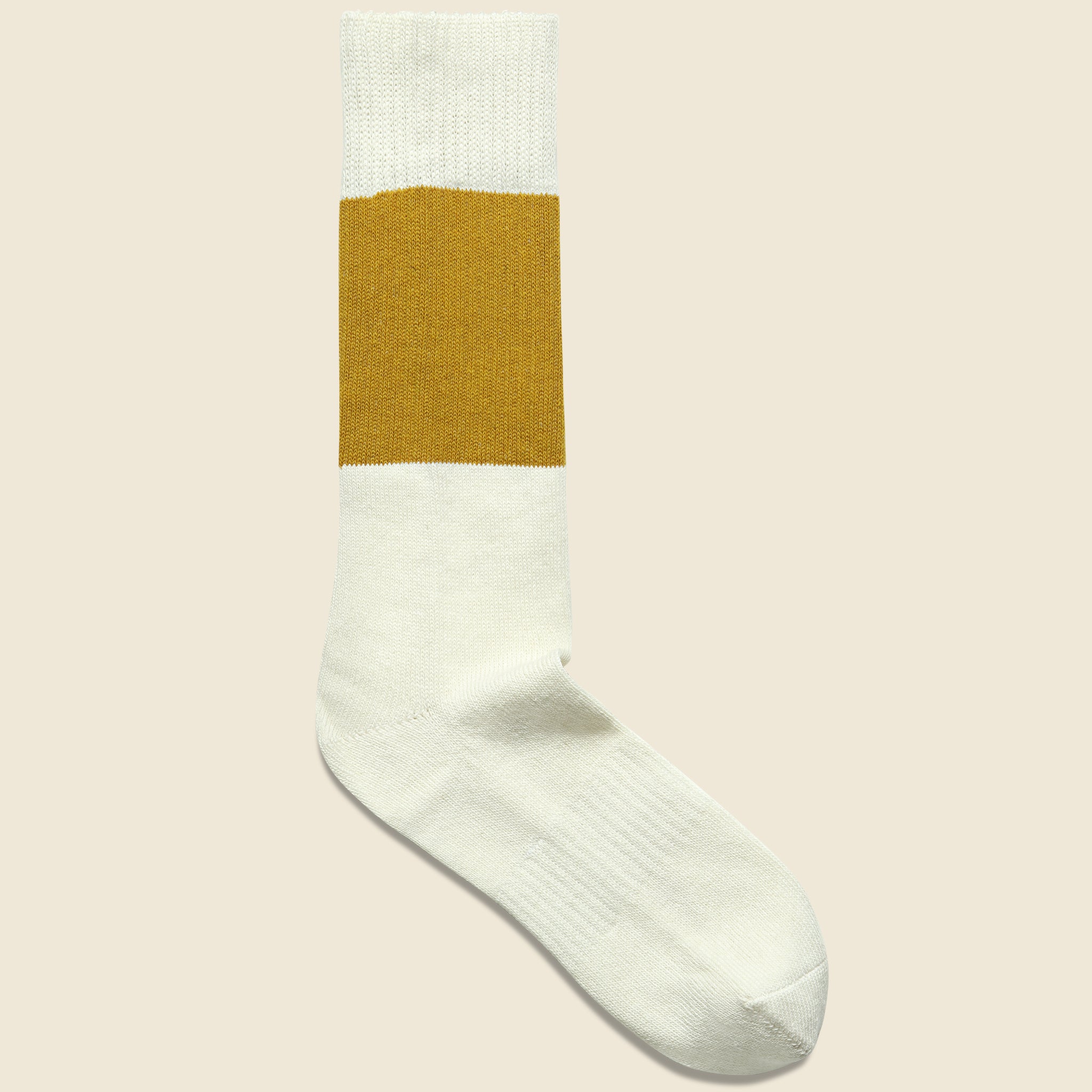 Rigby Sock - Gold/White - Richer Poorer - STAG Provisions - Accessories - Socks