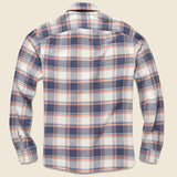 Matlock Plaid Twill Workshirt - Cream/Blue - RRL - STAG Provisions - Tops - L/S Woven - Plaid