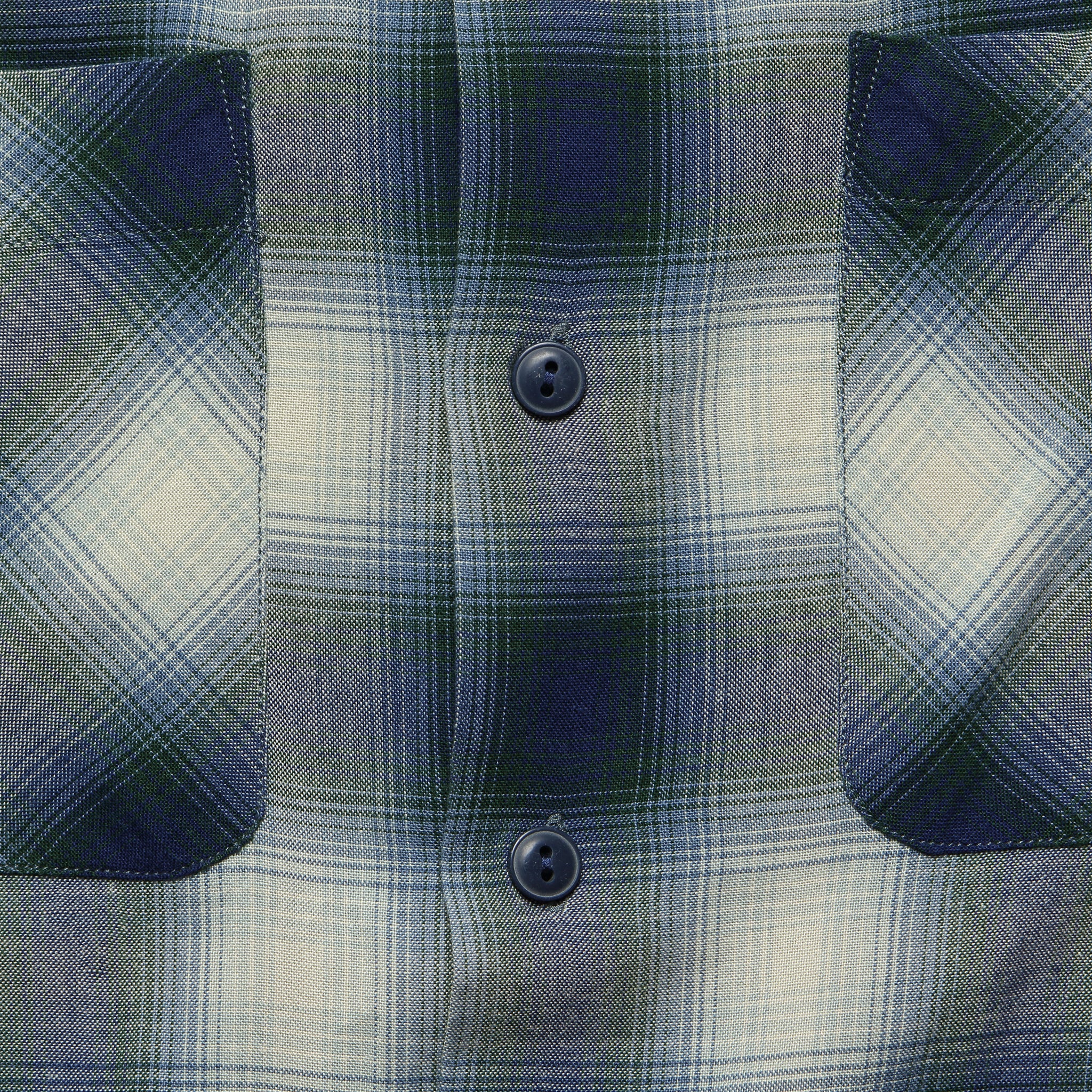 Monterey Workshirt - Blue/Green - RRL - STAG Provisions - Tops - L/S Woven - Plaid