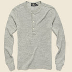 Waffle Henley - Camp Heather - RRL - STAG Provisions - Tops - L/S Knit