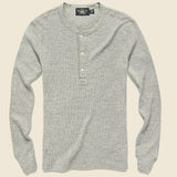 Waffle Henley - Camp Heather - RRL - STAG Provisions - Tops - L/S Knit