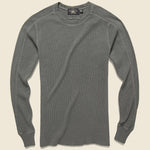 Waffle Crewneck - Alpine Grey - RRL - STAG Provisions - Tops - L/S Knit