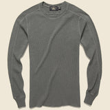 Waffle Crewneck - Alpine Grey - RRL - STAG Provisions - Tops - L/S Knit