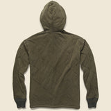 Quilted Hoodie - Dark Army - RRL - STAG Provisions - Tops - Fleece / Sweatshirt
