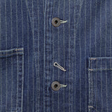 Stifle Print Jersey Chore Jacket - Washed Indigo - RRL - STAG Provisions - Outerwear - Coat / Jacket
