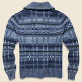Cowichan Shawl Collar Cardigan - Indigo - RRL - STAG Provisions - Tops - Sweater