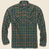 Rodgers Flannel Overshirt - Green - RRL - STAG Provisions - Tops - L/S Woven - Plaid