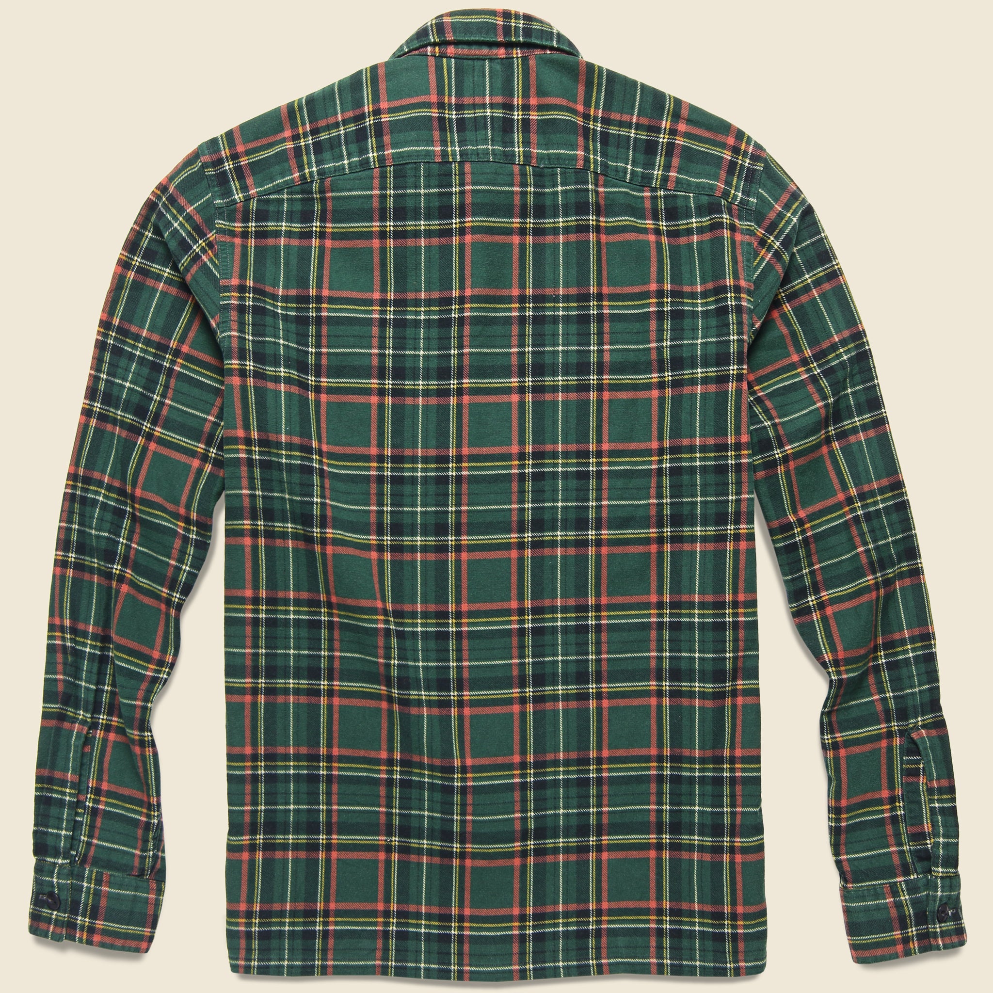 Rodgers Flannel Overshirt - Green - RRL - STAG Provisions - Tops - L/S Woven - Plaid