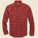 Cody Plaid Workshirt - Red/Black - RRL - STAG Provisions - Tops - L/S Woven - Plaid