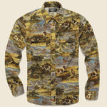 Matlock Print Flannel Workshirt - Tan - RRL - STAG Provisions - Tops - L/S Woven - Other Pattern