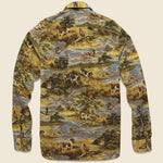 Matlock Print Flannel Workshirt - Tan - RRL - STAG Provisions - Tops - L/S Woven - Other Pattern