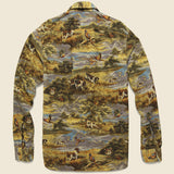 Matlock Print Flannel Workshirt - Tan - RRL - STAG Provisions - Tops - L/S Woven - Other Pattern