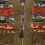 Printed Fleece Jacket - Brown/Multi - RRL - STAG Provisions - Outerwear - Coat / Jacket