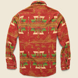 Lights Trade Blanket CPO Shirt - Red/Tan - RRL - STAG Provisions - Tops - L/S Woven - Overshirt