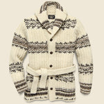 Wool Ranch Sweater - Cream/Brown - RRL - STAG Provisions - Tops - Sweater