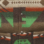 Boiled Wool Jacquard Vest - Brown/Cream/Green - RRL - STAG Provisions - Outerwear - Vest