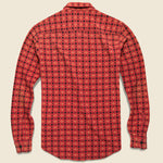Ottoman Knit Workshirt - Red/Gold/Black Plaid - RRL - STAG Provisions - Tops - L/S Woven - Plaid