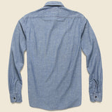 Hudson Workshirt - Chambray - RRL - STAG Provisions - Tops - L/S Woven - Solid