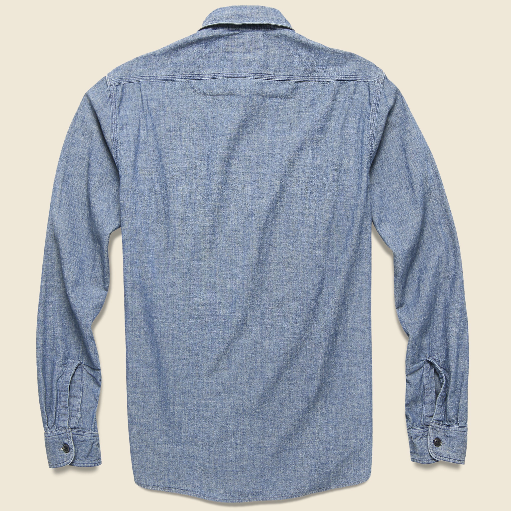 Hudson Workshirt - Chambray - RRL - STAG Provisions - Tops - L/S Woven - Solid