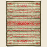 Brushed Beach Jacquard Camp Blanket - Tan/Red - RRL - STAG Provisions - Gift - Blankets