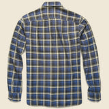 Farrell Plaid Workshirt - Navy/Grey - RRL - STAG Provisions - Tops - L/S Woven - Plaid
