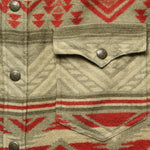 Marvel Beacon Jacquard Overshirt - Tan/Red - RRL - STAG Provisions - Tops - L/S Woven - Overshirt