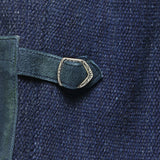 Keller Hand-Woven Jacquard Suede Trim Vest - Indigo - RRL - STAG Provisions - Outerwear - Vest