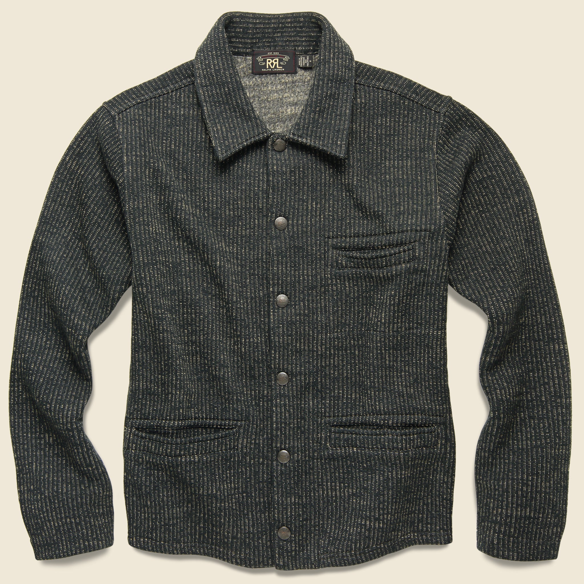 Brown's Beach Work Jacket - Black Multi - RRL - STAG Provisions - Outerwear - Shirt Jacket
