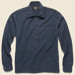 Lucas Pullover - Black/Indigo - RRL - STAG Provisions - Tops - L/S Woven - Overshirt