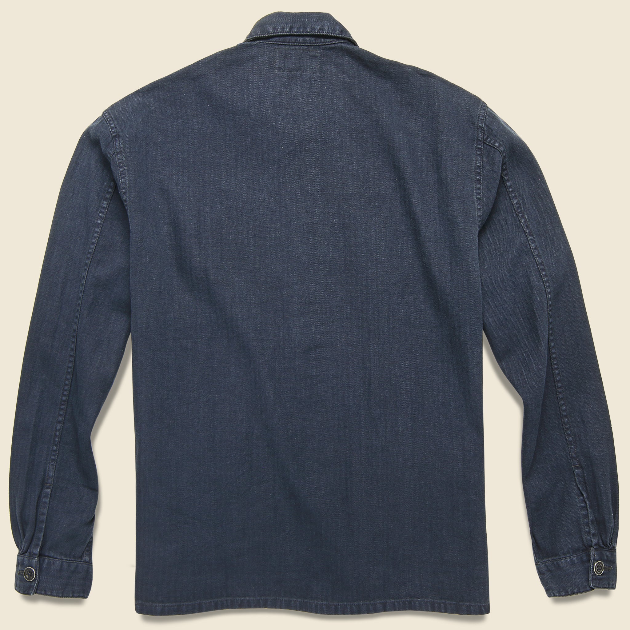 Lucas Pullover - Black/Indigo - RRL - STAG Provisions - Tops - L/S Woven - Overshirt