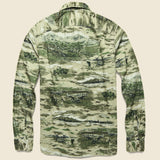 Printed Matlock Flannel Workshirt - Tan - RRL - STAG Provisions - Tops - L/S Woven - Other Pattern