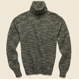 Wool-Blend Turtleneck Pullover - Black/Cream - RRL - STAG Provisions - Tops - Sweater