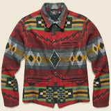 Southwestern Jacquard Overshirt - Red - RRL - STAG Provisions - Tops - L/S Woven - Overshirt