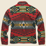 Southwestern Jacquard Overshirt - Red - RRL - STAG Provisions - Tops - L/S Woven - Overshirt