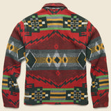Southwestern Jacquard Overshirt - Red - RRL - STAG Provisions - Tops - L/S Woven - Overshirt