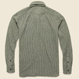 Boulder Houndstooth Flannel Workshirt - Black/White - RRL - STAG Provisions - Tops - L/S Woven - Other Pattern