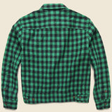 Strongbuilt Wool Check Overshirt - Green/Black - RRL - STAG Provisions - Tops - L/S Woven - Overshirt