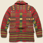 Birdseye Jacquard Sweater Jacket - Red - RRL - STAG Provisions - Outerwear - Coat / Jacket