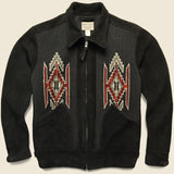 Paneled Suede Western Jacket - Vintage Black - RRL - STAG Provisions - Outerwear - Coat / Jacket